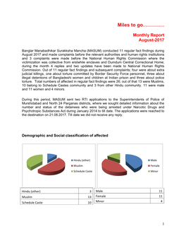 Monthly Report August-2017