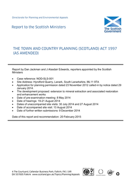 Report to Scottish Ministers.Pdf