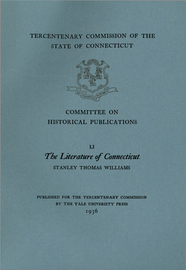 The Literature of Connecticut