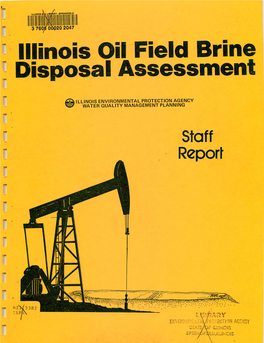 Illinois Oil Field Brine Disposal Assessment