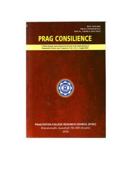 PRAG CONSILIENCE RNI No