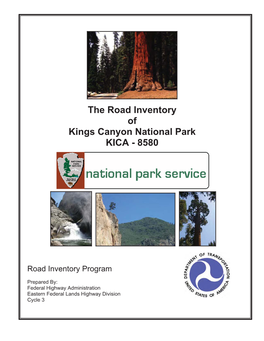 The Road Inventory of Kings Canyon National Park KICA - 8580