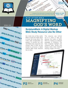 Magnifying GOD's WORD