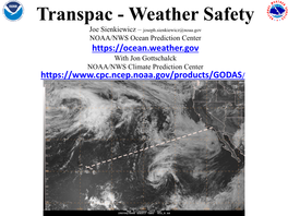 NOAA Weather Briefing