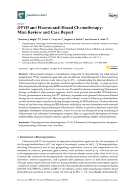 DPYD and Fluorouracil-Based Chemotherapy: Mini Review and Case Report