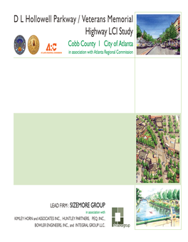 D L Hollowell Parkway / Veterans Memorial Highway LCI Study Cobb County I City of Atlanta in Association with Atlanta Regional Commission