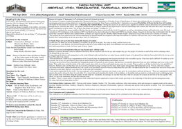 Parish Pastoral Unit Abbeyfeale, Athea, Templeglantine, Tournafulla, Mountcollins