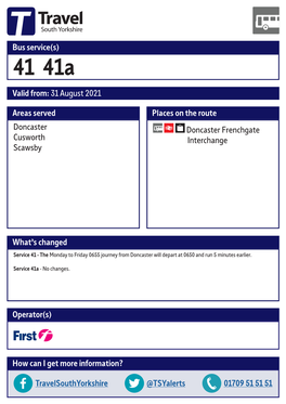 41 41A Valid From: 31 August 2021