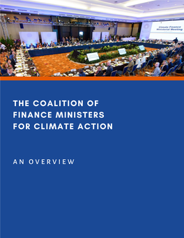 Context: Coalition of Finance Ministers for Climate Action