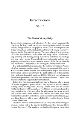 Introduction: the Maoist Victory Rally