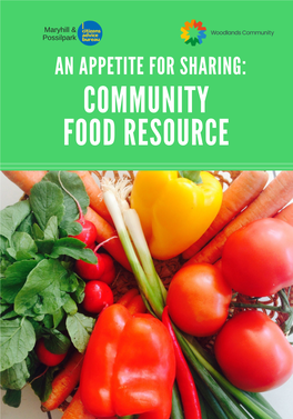 COMMUNITY FOOD RESOURCE Food Initiatives - Quick Guide Monday - Sunday Locations & Times