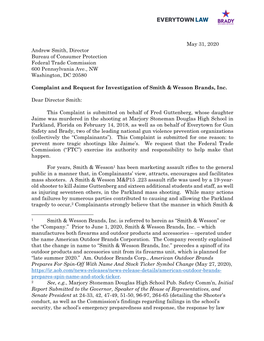 May 31, 2020 Andrew Smith, Director Bureau of Consumer Protection Federal Trade Commission 600 Pennsylvania Ave., NW Washington, DC 20580