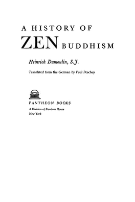 History of Zen Buddhism (363P)