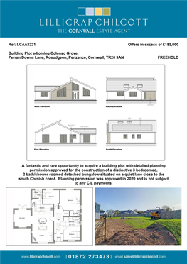 LCAA8221 Offers in Excess of £185000 Building Plot