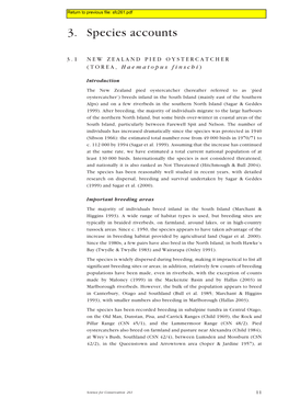 Habitat Networks of Indigenous Shorebirds in New Zealand