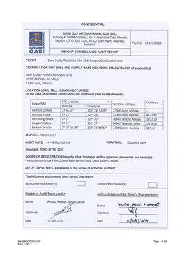 SQAS/MSC/FOR/32-09 Page 1 of 65 Issue 2 Rev. 0