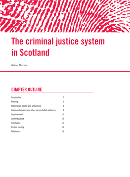 The Criminal Justice System in Scotland