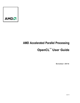 AMD Accelerated Parallel Processing Opencl User Guide