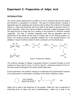 Preparation of Adipic Acid