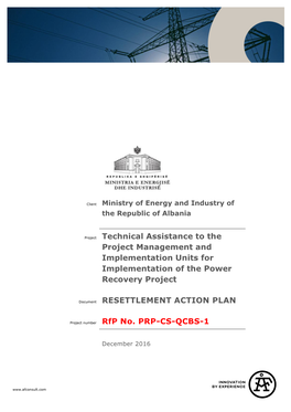 Resettlement Action Plan