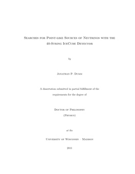 Searches for Point-Like Sources of Neutrinos with the 40-String Icecube Detector