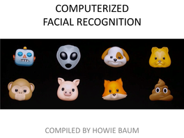 Computerized Facial Recognition