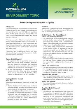 Tree Planting on Boundaries - a Guide