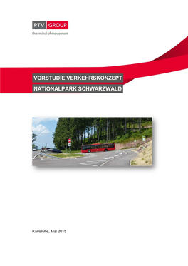 Vorstudie Verkehrskonzept Nationalpark Schwarzwald Dokumentinformationen