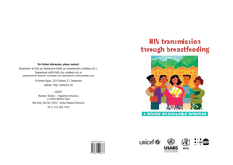 HIV Transmission Through Breastfeeding