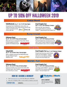 Up to 50% Off Halloween 2019