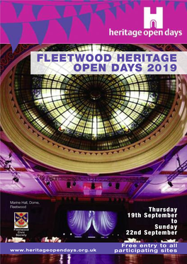 Fleetwood Heritage Open Days 2019