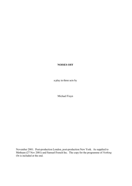 Noises Off.Pdf