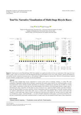Narrative Visualization of Multi-Stage Bicycle Races