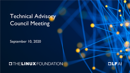 Technical Advisory Council Meeting