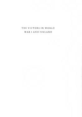 The Victors in World War I and Finland