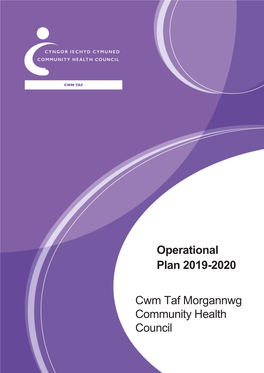 Operational Plan 2019-2020 Cwm Taf Morgannwg Community Health Council