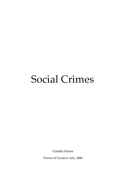 Social Crimes