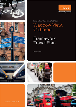 Waddow View, Clitheroe Framework Travel Plan