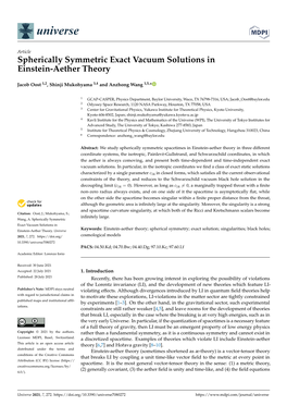 Spherically Symmetric Exact Vacuum Solutions in Einstein-Aether Theory