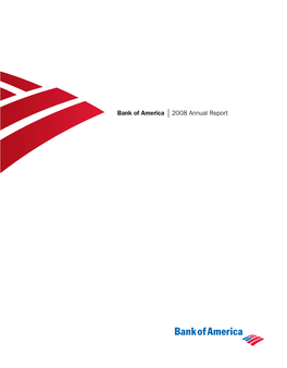 Bank of America 2008 Annual Report