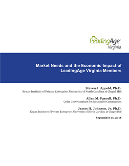 Market Needs and the Economic Impact of Leadingage Virginia Members