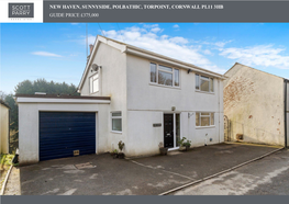New Haven, Sunnyside, Polbathic, Torpoint, Cornwall Pl11 3Hb Guide Price £375,000