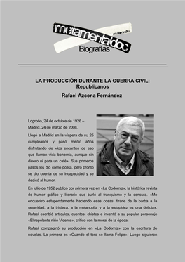 Republicanos Rafael Azcona Fernández