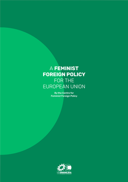 A Feminist Foreign Policy for the European Union