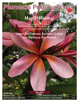 Perking up Your Plumeria