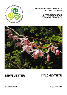 FTBG Newsletter May 2013