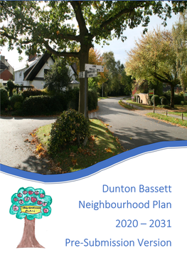 Dunton Bassett Neighbourhood Plan 2020 – 2031 Pre-Submission Version