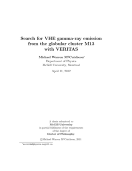 Search for VHE Gamma-Ray Emission from the Globular Cluster M13 with VERITAS