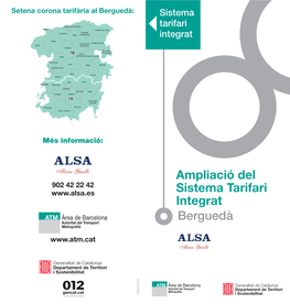 Ampliació Del Sistema Tarifari Integrat Berguedà