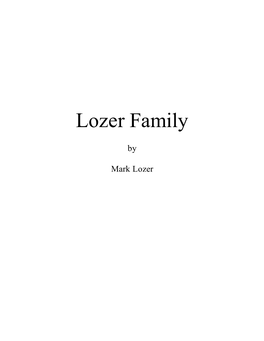 Lozer Family